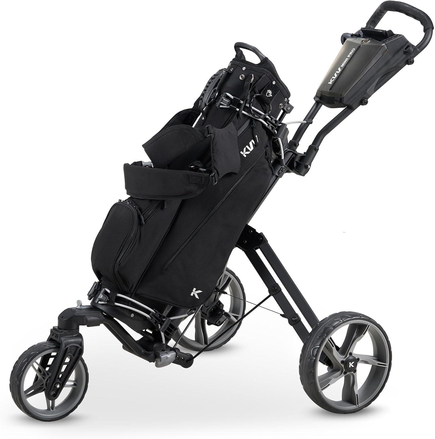 imageKVV Junior Golf Bag Lightweight Golf Stand Bag for Young Players for Ages 4668912 12 and UpBlack