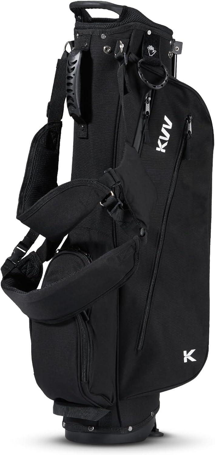 imageKVV Junior Golf Bag Lightweight Golf Stand Bag for Young Players for Ages 4668912 12 and UpBlack