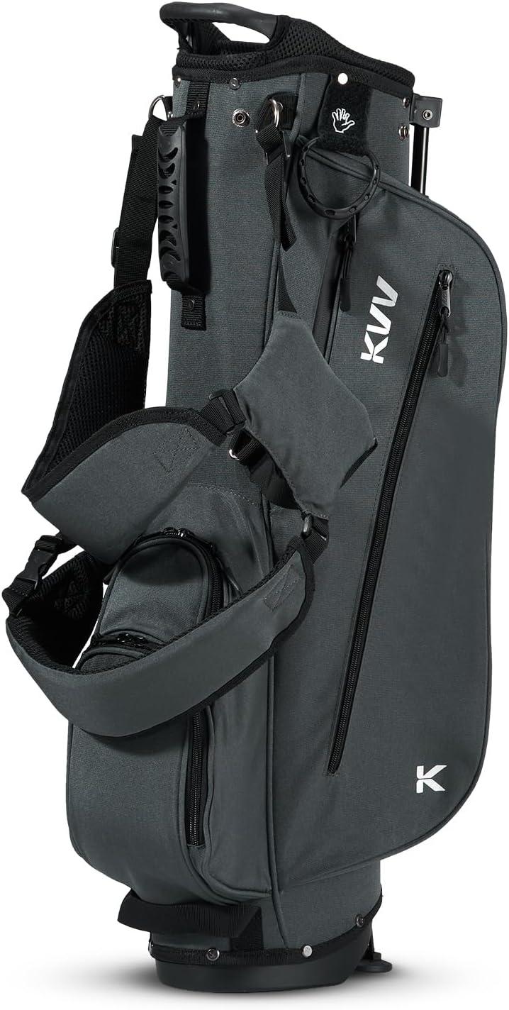 imageKVV Junior Golf Bag Lightweight Golf Stand Bag for Young Players for Ages 4668912 12 and UpCharcoal