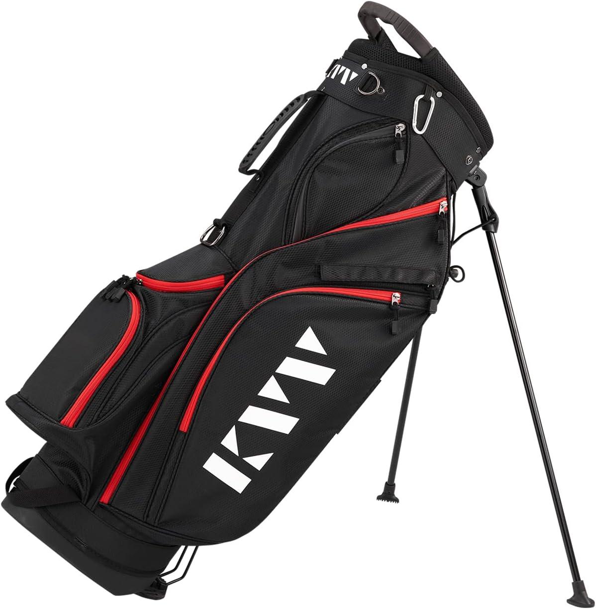 imageKVV Mens Complete Golf Clubs Package Set Includes Driver Fairway Hybrid 5P Irons Putter Stand Bag Head Covers Right Handed