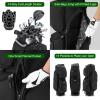 KVV 14 Way Top-Molded Organizer Cart Bag with Rain Cover, Full Length Divider, Spacious Cooler Pockets(Black)