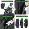 KVV 14 Way Top-Molded Organizer Cart Bag with Rain Cover, Full Length Divider, Spacious Cooler Pockets(Dark Grey)
