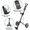 KVV 2-Wheel Aluminum Frame Golf Push Cart…