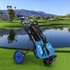 KVV 2-Wheel Junior Golf Cart for 3-10 Years Old Adjustable Upper Bracket(Blue/Black)