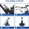 KVV 2-Wheel Junior Golf Cart for 3-10 Years Old Adjustable Upper Bracket(Blue/Black)