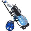 KVV 2-Wheel Junior Golf Cart for 3-10 Years Old Adjustable Upper Bracket(Blue/Black)