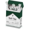 KVV Bamboo Golf Tees – 18-Pack in Cigarette-Style Case, 3-1/4 Inch for Drivers, Irons & Hybrids – Durable, Sustainable & Stylish Golf Tees for All Golfers(Green)
