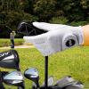 KVV Cabretta Leather Golf Gloves for Men, Mens Golf Gloves Worn on Left Hand, Premium Grip, Exceptional Comfort(Large)