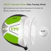 KVV Junior Complete Golf Club Set for Kids/Children Right Hand, Includes Oversize Driver, Irons, Putter, Head Cover, Portable Golf Stand Bag(Lime 8-10)
