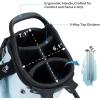 KVV Junior Golf Bag, Lightweight Golf Stand Bag for Young Players for Ages 4-6,6-8,9-12, 12 and Up(Baby Blue)