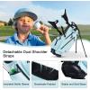 KVV Junior Golf Bag, Lightweight Golf Stand Bag for Young Players for Ages 4-6,6-8,9-12, 12 and Up(Baby Blue)