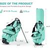 KVV Junior Golf Bag, Lightweight Golf Stand Bag for Young Players for Ages 4-6,6-8,9-12, 12 and Up(Lagon)
