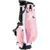 KVV Junior Golf Stand Bag, Lightweight Golf Stand Bag for Children Kids Ages 4-6/7-9/10-12(Pink)