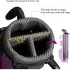 KVV Lightweight Pitch and Putt Golf Bag with Stand, Adjustable Dual Straps, Golf Stand Bag for Extra Storage in a Smaller Size(Dramatic Magenta)