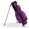 KVV Lightweight Pitch and Putt Golf Bag with Stand, Adjustable Dual Straps, Golf Stand Bag for Extra Storage in a Smaller Size(Dramatic Magenta)