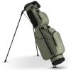 KVV Lightweight Pitch and Putt Golf Bag with Stand, Adjustable Dual Straps, Golf Stand Bag for Extra Storage in a Smaller Size(Light Grey)