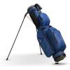 KVV Lightweight Pitch and Putt Golf Bag with Stand, Adjustable Dual Straps, Golf Stand Bag for Extra Storage in a Smaller Size(Navy)