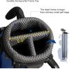 KVV Lightweight Pitch and Putt Golf Bag with Stand, Adjustable Dual Straps, Golf Stand Bag for Extra Storage in a Smaller Size(Navy)
