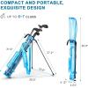 KVV Lightweight Sunday Golf Stand Bag, Colorful Fashion Pitch and Putt Golf Bag(Blue)