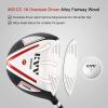 KVV Men’s Golf Clubs Package Set, 11-Club Complete Set with/Without Stand Bag/7-Piece Irons (5~P#), Right Handed/Left Handed(Black)