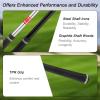 KVV Men’s Golf Clubs Package Set, 11-Club Complete Set with/Without Stand Bag/7-Piece Irons (5~P#), Right Handed/Left Handed(Black)