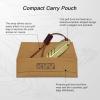 KVV Premium Single-Prong Feather-Inspired Divot Tool with Leather Lanyard – Perfect Golf Gift for Golfers(Antique Bronze)