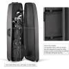 KVV Solid ABS Shell Hard Sided Golf Travel Case with Super Easy Rolling Wheels Ultimate Protection