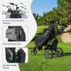 KVV Top-Moded Organizer Cart Bag, Premium Silent Golf Bag with Dual Handles, 14 Club Locking Slots for Men