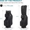 KVV Top-Moded Organizer Cart Bag, Premium Silent Golf Bag with Dual Handles, 14 Club Locking Slots for Men