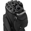 KVV 14 Way Top-Molded Organizer Cart Bag with Rain Cover, Full Length Divider, Spacious Cooler Pockets(Black)