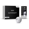 KVV 2-Piece Golf Balls, High Performance Golf Ball for Distance Super Soft, One Dozen(White)
