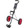 KVV 2-Wheel Junior Golf Cart for 3-10 Years Old Adjustable Upper Bracket(Red/Black)