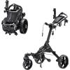 KVV Electric Golf Push Cart with Remote Control, Super Compact and Lightweight Electric Golf Cart,Smallest Folding Size Electric Golf Cart, Suitable for All Terrains, and （Charcoal）(Charcoal)