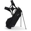 KVV Junior Golf Bag, Lightweight Golf Stand Bag for Young Players for Ages 4-6,6-8,9-12, 12 and Up(Black)