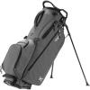 KVV Lightweight Golf Stand Bag with 7 Way Full-Length Dividers, 5 Zippered Pockets, Automatically Adjustable Dual Straps，Elegant Design(Charcoal)