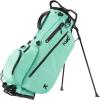 KVV Lightweight Golf Stand Bag with 7 Way Full-Length Dividers, 5 Zippered Pockets, Automatically Adjustable Dual Straps，Elegant Design(Lagon)