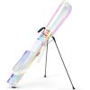 KVV Lightweight Sunday Golf Stand Bag, Colorful Fashion Pitch and Putt Golf Bag(Holographic)