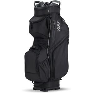 KVV Top-Moded Organizer Cart Bag, Premium Silent Golf Bag with Dual Handles, 14 Club Locking Slots for Men