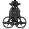 KVV 3 Wheel Compact Flat Folding Design Golf Push-Pull Cart with Lightweight and Sturdy Aluminum Frame(Charcoal)