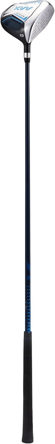 imageKVV Junior Golf Club Set for Kids Right Handed Driver Iron Putter White and Pink Ages 312 Perfect for Young GolfersAges 68 Blue