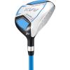 KVV Junior Golf Club Set for Kids, Right Handed Driver, Iron, Putter, White and Pink, Ages 3-12, Perfect for Young Golfers(Ages:3-5 Blue)