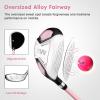 KVV Junior Golf Club Set for Kids, Right Handed Driver, Iron, Putter, White and Pink, Ages 3-12, Perfect for Young Golfers(Ages:3-5 Pink)