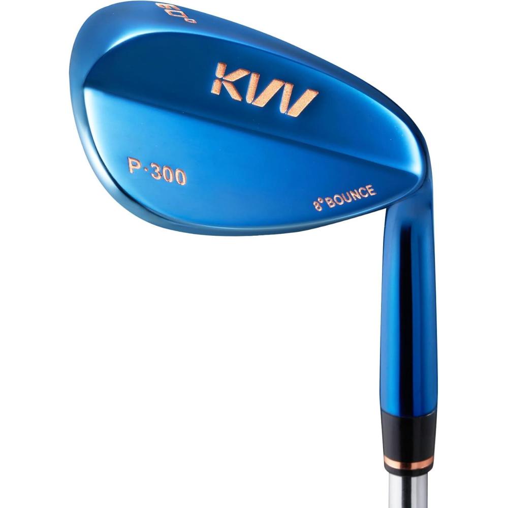 imageKVV Premium Golf Wedges with Ionized Blue PVD Finish 525660 Degree Individual 3Wedge Golf SetRightHanded CNC Milled Face Wedge Set for Men amp Women60 Degree
