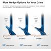 KVV Premium Golf Wedges with Ionized Blue PVD Finish – 52/56/60 Degree Individual/ 3-Wedge Golf Set-Right-Handed, CNC Milled Face, Wedge Set for Men & Women(60  56  52 Degree Set)